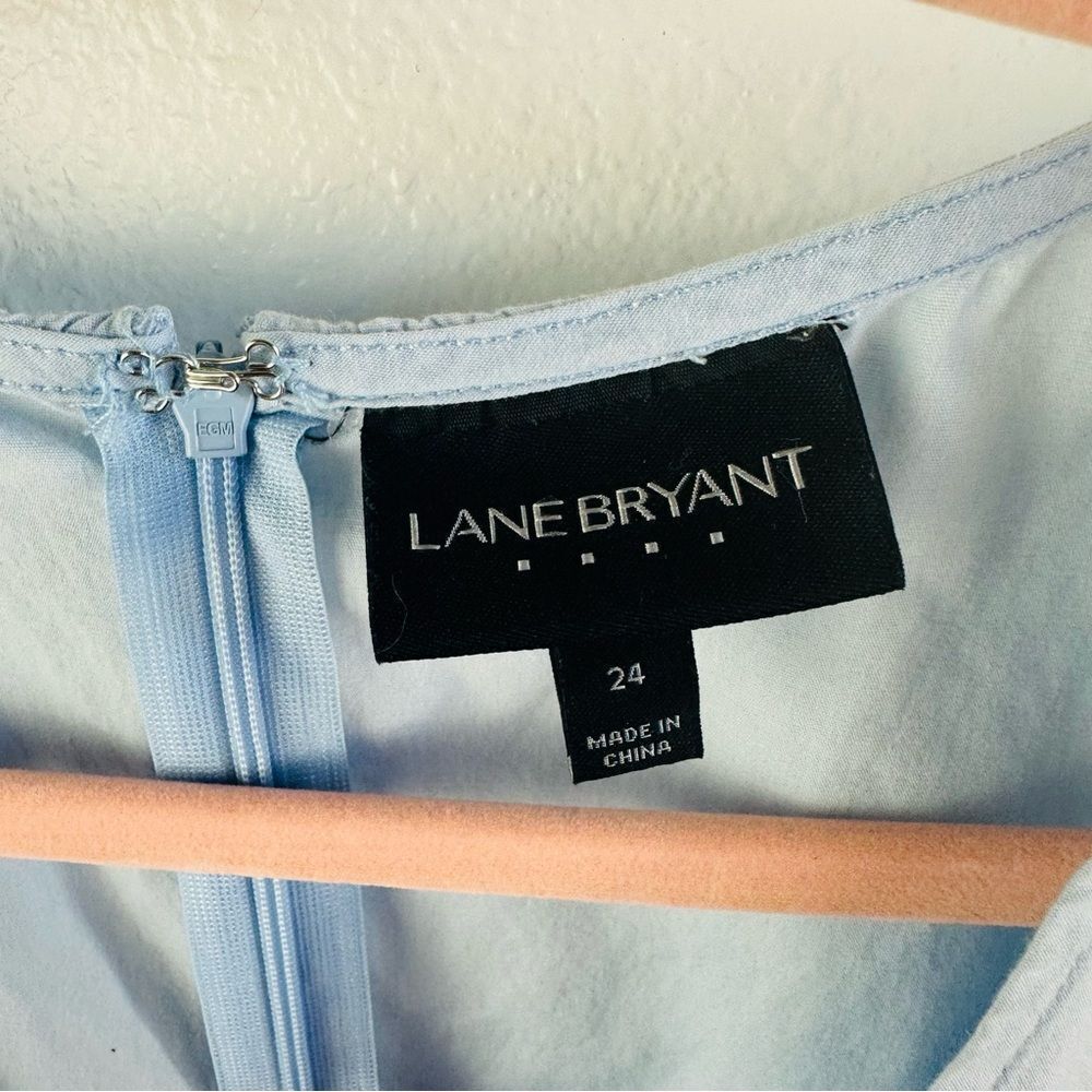 Lane Bryant Chambray Sleeveless Jumpsuit‎ Size 24 - Picture 3 of 3